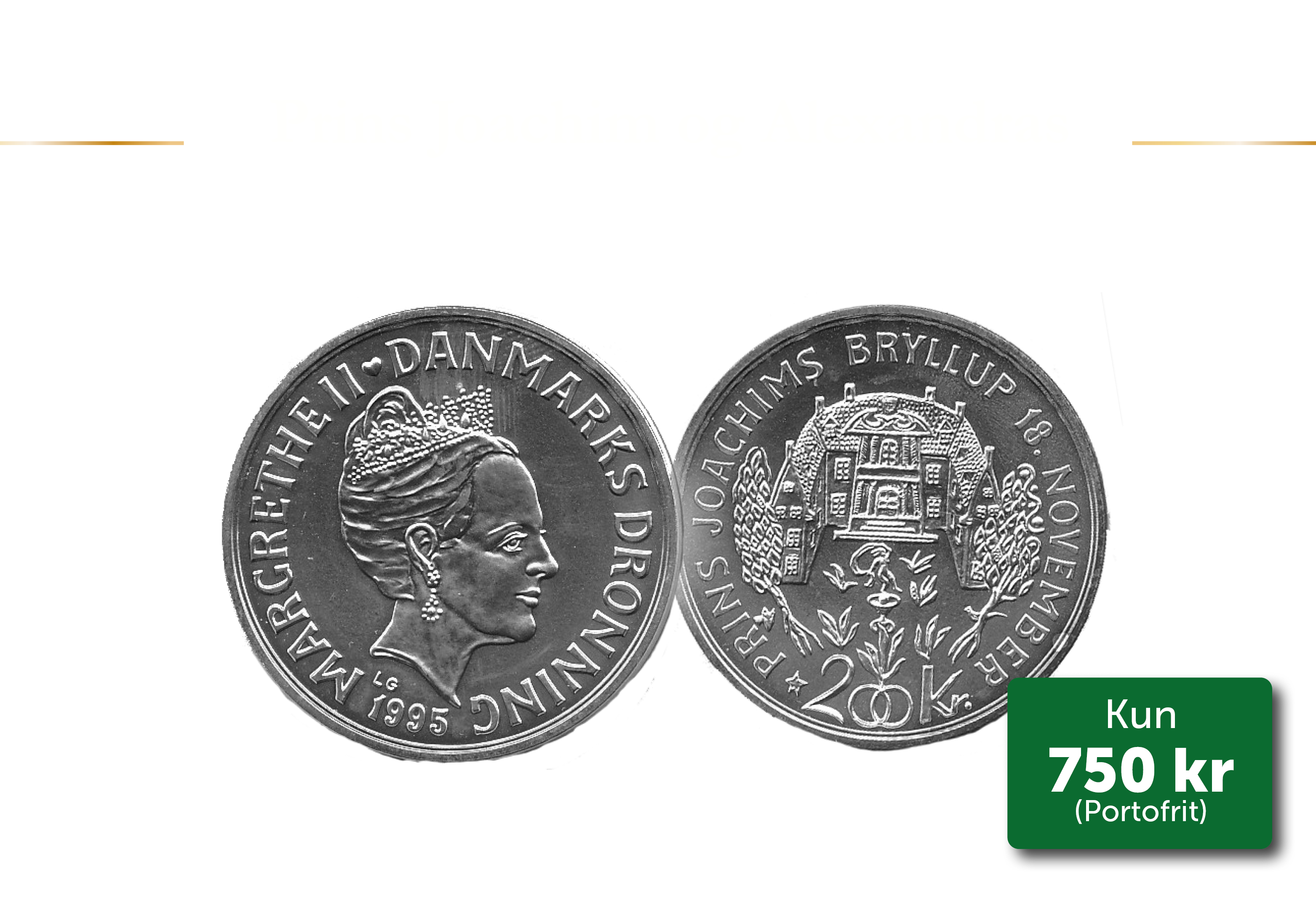 200 kr. udgivet til om Prins Joachims bryllup